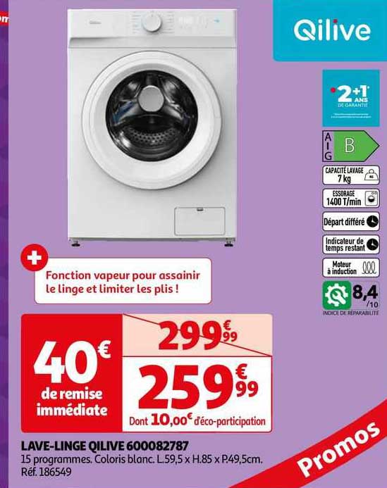 lave-linge qilive 600082787
