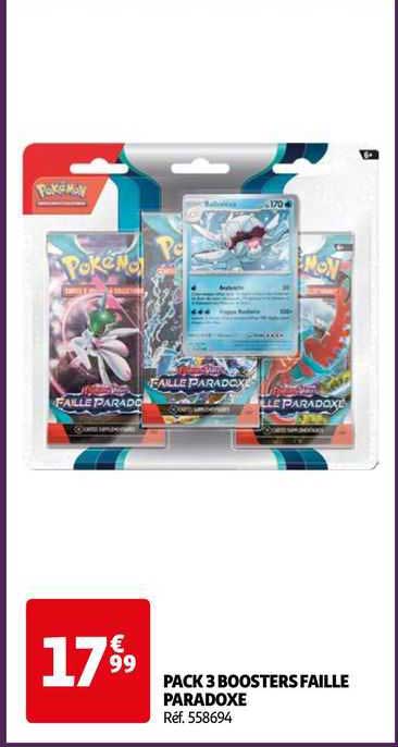 pack 3 boosters faille paradoxe