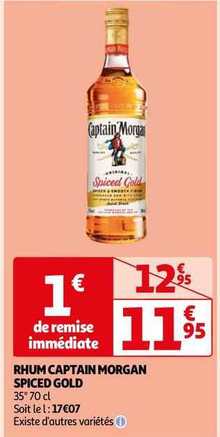 Rhum Captain Morgan Spiced Gold