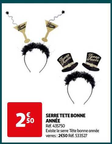 Serre Tête Bonne Année