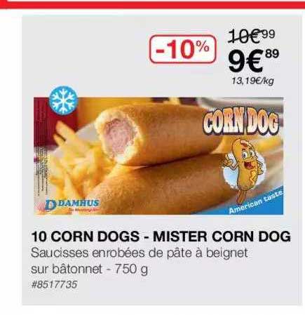 10 corn dogs - mister corn dog