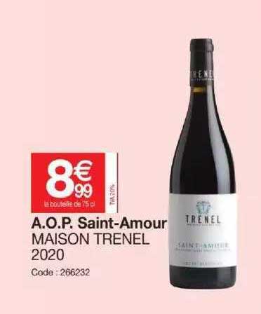 a.o.p. saint-Amour maison trenel 2020
