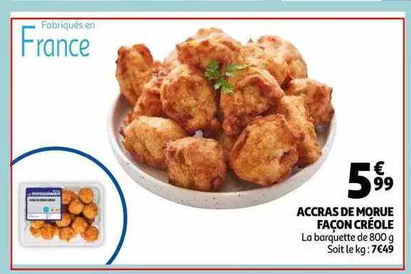 accras de morue façon créole
