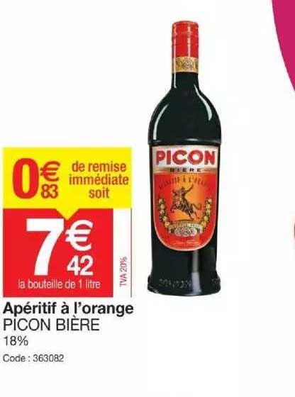 apéritif à l'orange picon bière