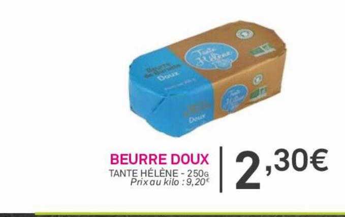 beurre doux tante hélène