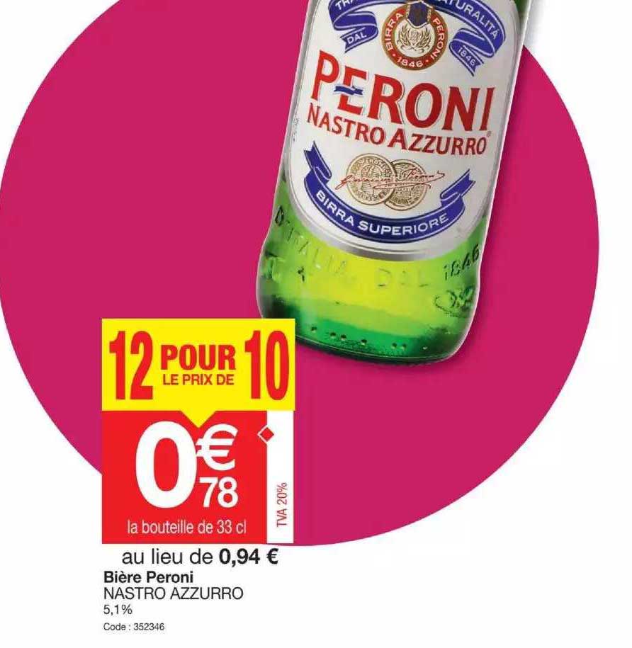 bière peroni nastro azzurro