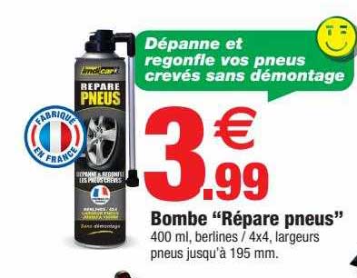 Bombe "répare Pneus"