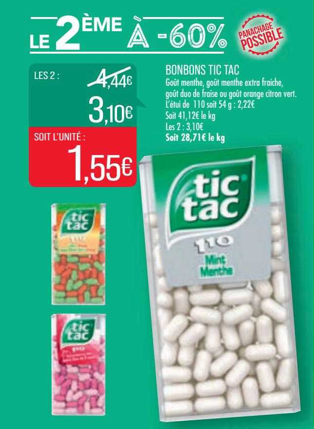 bonbons tic tac