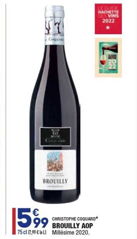 brouilly aop christophe coquard