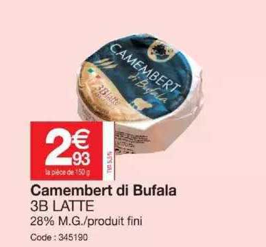 Camembert Di Bufala 3d Latte