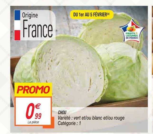 Chou Vert Et-ou Blanc Et-ou Rouge