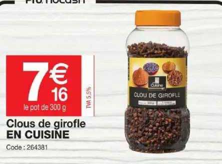 clous de girofle en cuisine