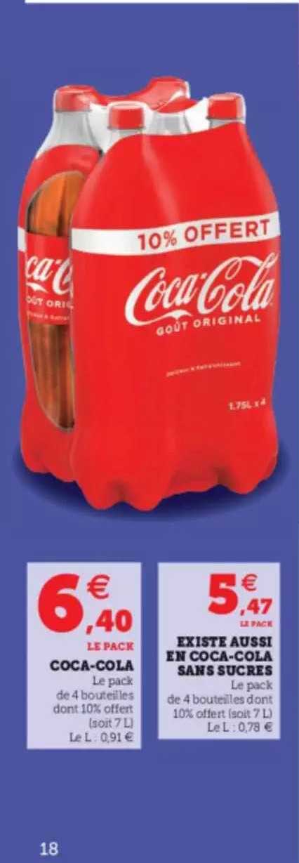 coca-cola, coca-cola sans sucres