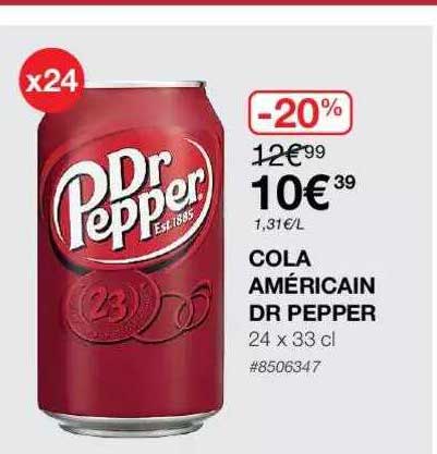 cola américain dr pepper