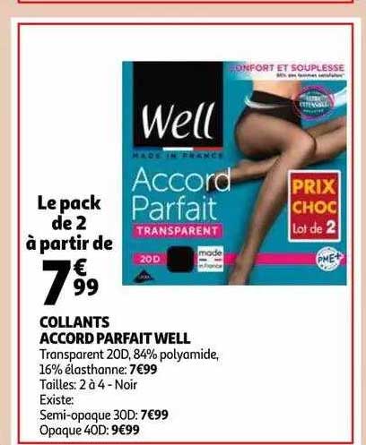 collants accord parfait well