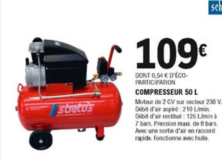 compresseur 50 l stratos