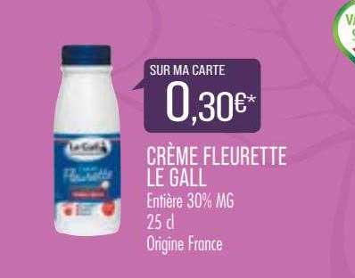 crème fleurette le gall