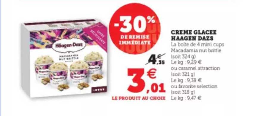 crème glacée häagen-Dazs