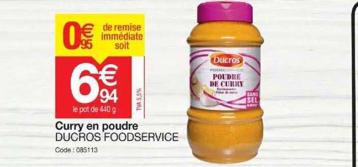 curry en poudre ducros foodservice