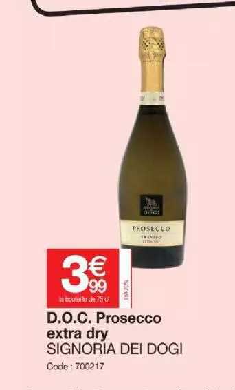 d.o.c. prosecco exra dy signoria dei dogi