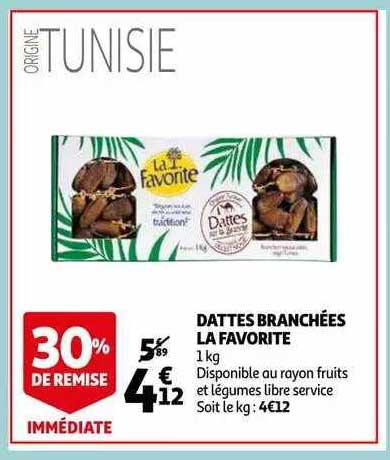 dattes branchées la favorite