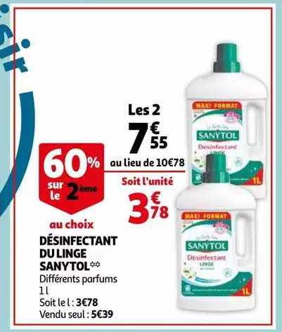 Désinfectant Du Linge Sanytol