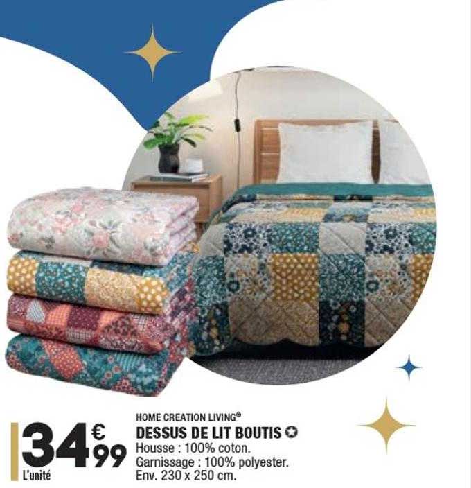 Dessus De Lit Boutis Home Creation Living