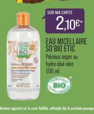 Eau Micellaire So'bio étic