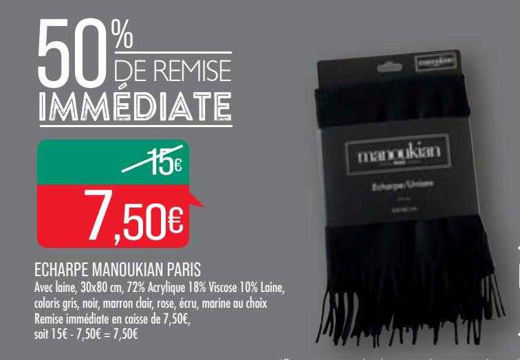 écharpe manoukian paris