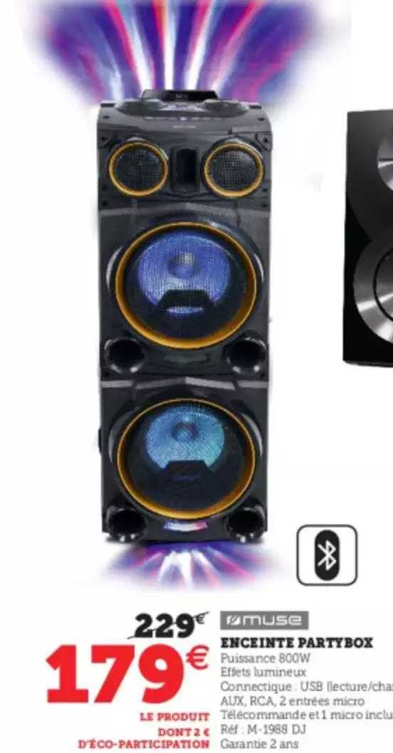 enceinte partybox muse