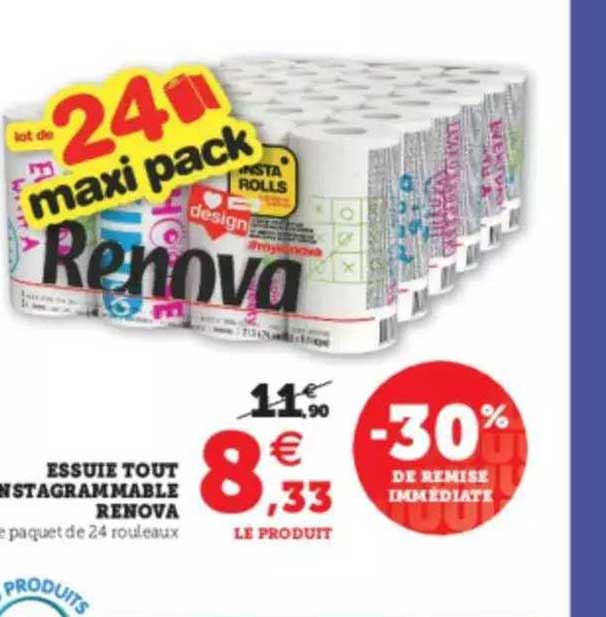 essuie tout instagrammable renova