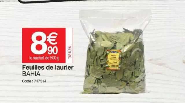 feuilles de laurier bahia