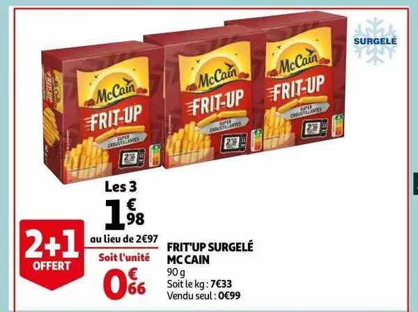 frit'up surgelé mc cain