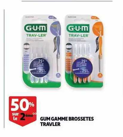 Gum Gamme Brossettes Travler