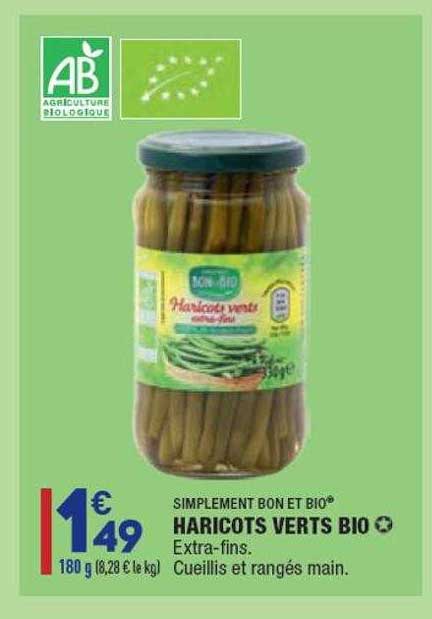 Haricots Verts Bio Simplement Bon Et Bio