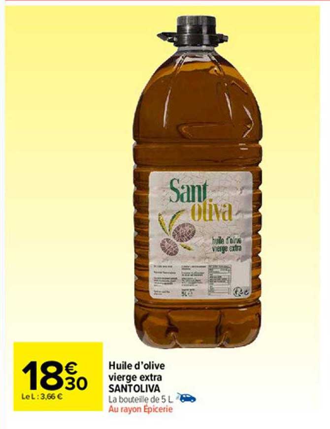 huile d'olive vierge extra sant oliva