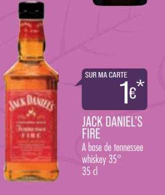 jack daniel's fire