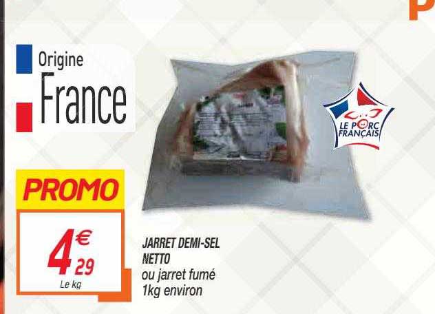 jarret demi-sel netto