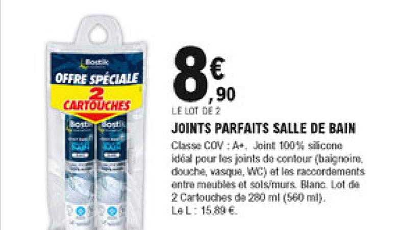 joints parfaits salle de bain