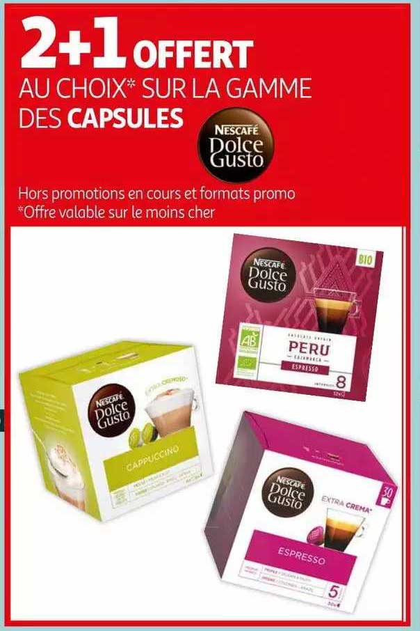 La Gamme Des Capsules Dolce Gusto Nescafé