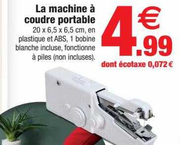 la machine à coudre portable