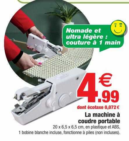 la machine à coudre portable