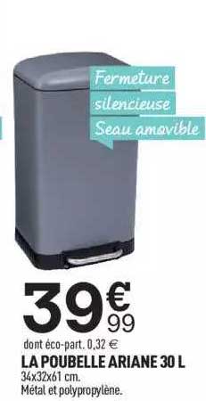 la poubelle ariane 30 l