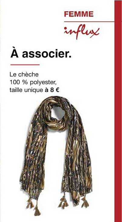 le chèche 100% polyester