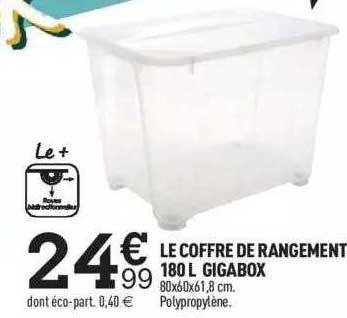 Le Coffre De Rangement 180l Gigabox