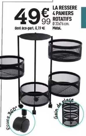 le ressere 4 paniers rotatifs