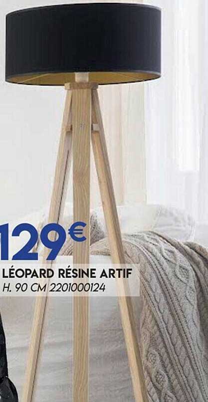 léopard résine artif