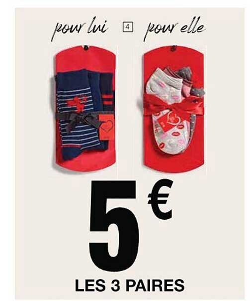 les 3 paires pou lui, pou elle