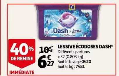 Lessive écodoses Dash