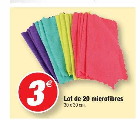 Lot De 20 Microfibres